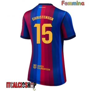 Barcelona Andreas Christensen #15 Prima Maglia Femmina 2026-27 Manica Corta